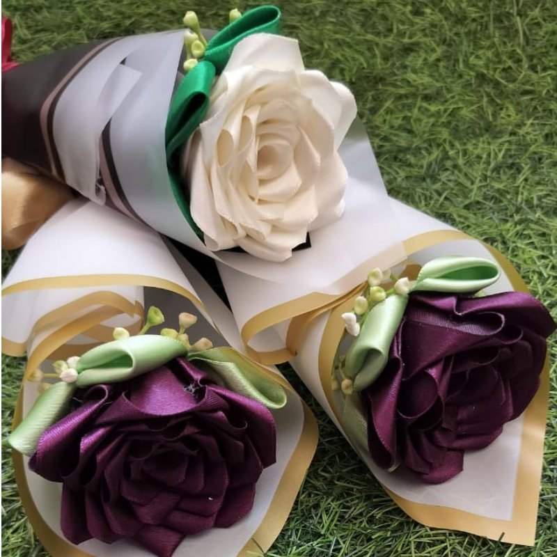 Satin Rose Bouquet