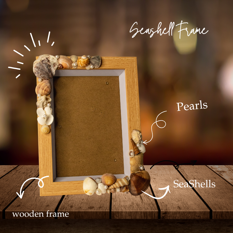 Sea Shell Wooden Photo Frame