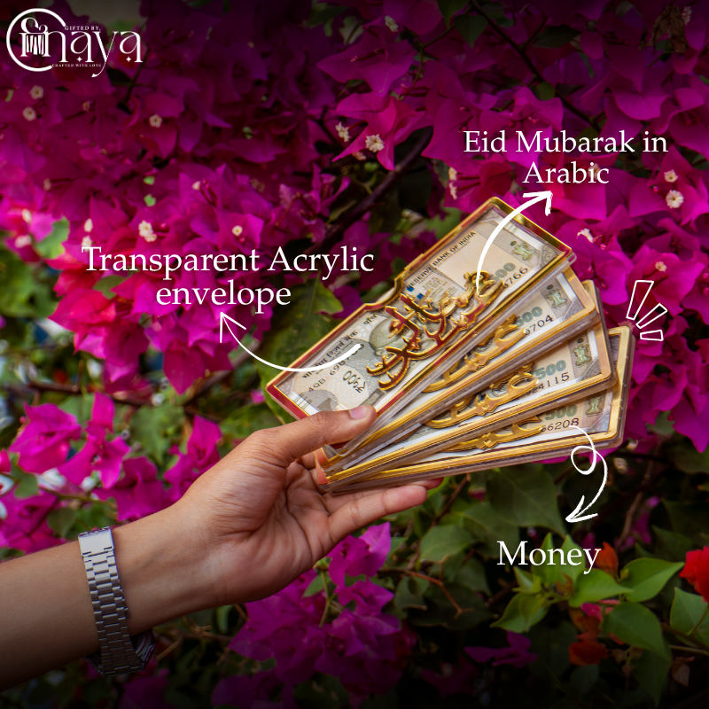 Luxury Acrylic Eidi Envelopes – Pack of 4