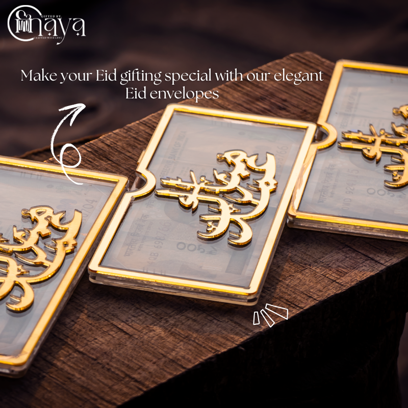 Luxury Acrylic Eidi Envelopes – Pack of 3