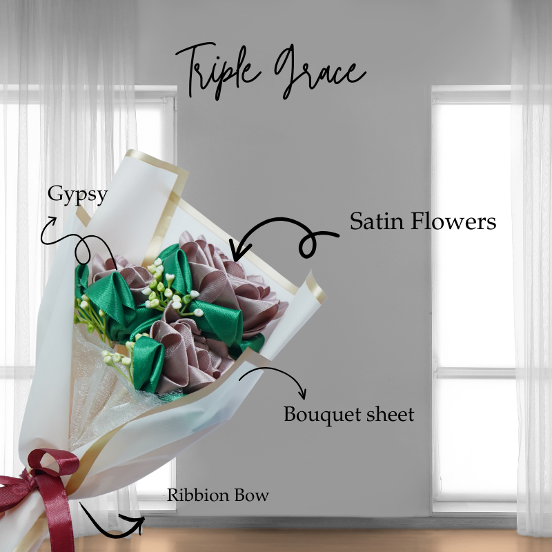 Luxury Satin Bouquet Paper Bliss - Image 11