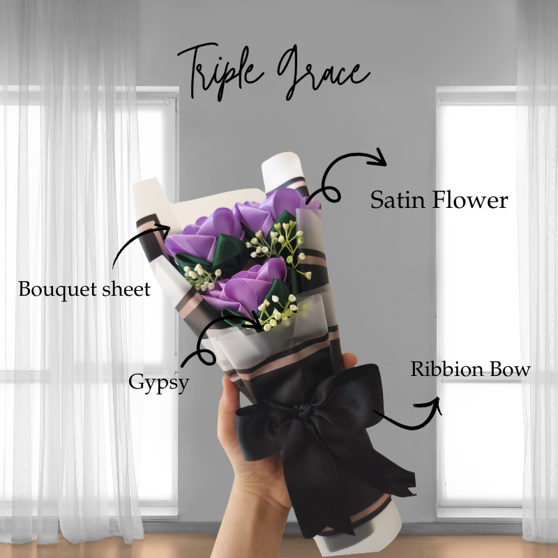 Luxury Satin Bouquet Paper Bliss - Image 10